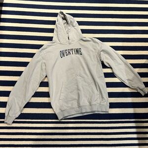 Overtime' grey boys hoodie